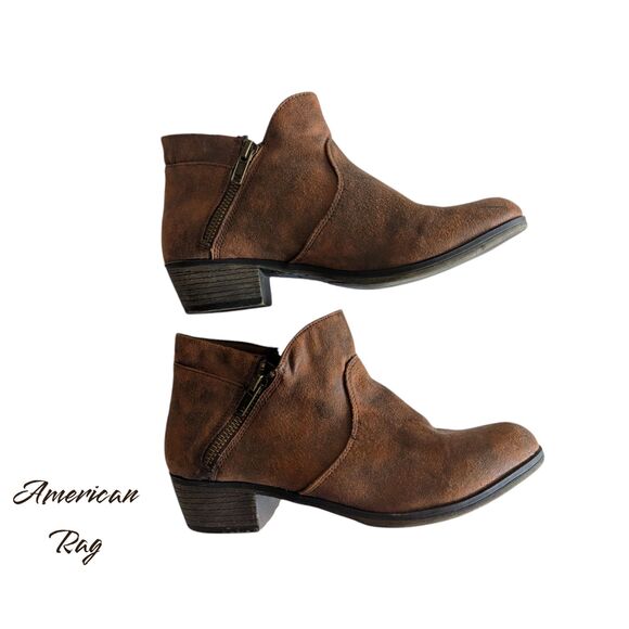American Rag Abby Almond Toe Ankle Fashion Boots  Sz 7M - Picture 1 of 9